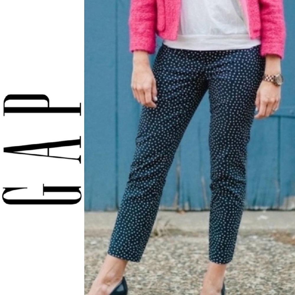 Cropped polka dot pant